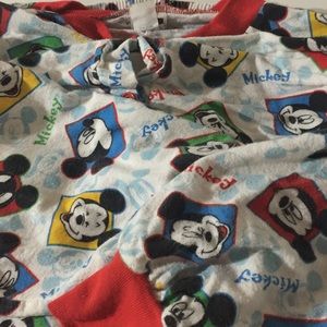 Flannel Mickey Mouse pajama set